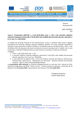 Avviso mobilit&agrave;