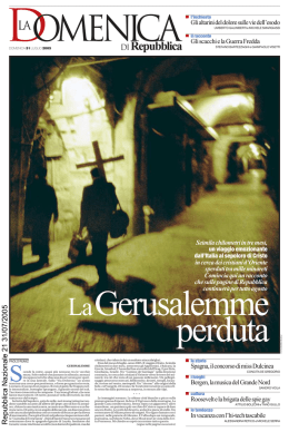 sulle pagine di &ldquo;Repubblica&rdquo;