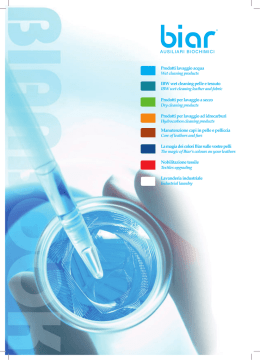 Scarica il catalogo Biar