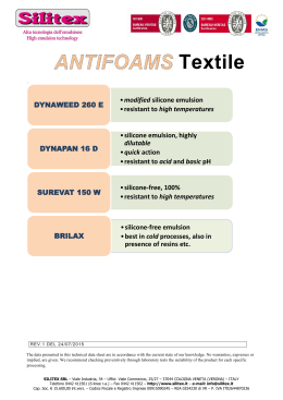 Textile - Silitex srl