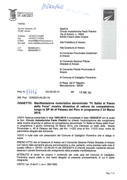 PROVINCIA ` 1 DI AREZZO