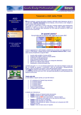 Tesserati e ASD della FIGB - Scuola Bridge Multimediale