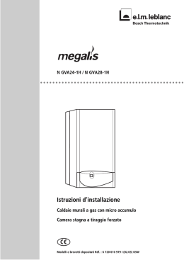 Istruzioni d`installazione
