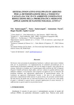 sistema innovativo sviluppato in arduino per la
