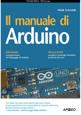 Il manuale di Arduino