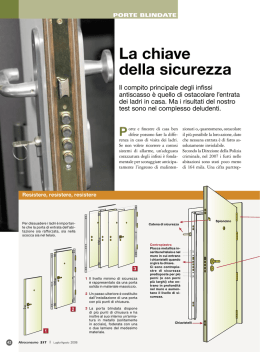 La chiave della sicurezza