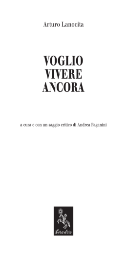 leggi il saggio-postfazione - salotto di andrea paganini