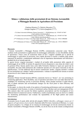 Stima e validazione delle prestazioni di un Sistema
