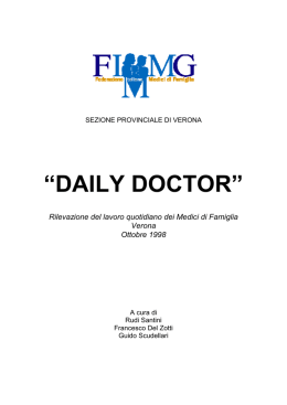 DAILY DOCTOR - Fimmg Verona