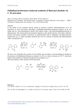 Palladium/norbornene-catalyzed synthesis of fluorenyl