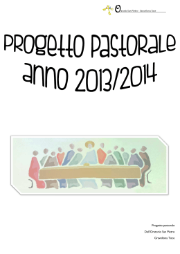 Progetto pastorale Dell`Oratorio San Pietro Gravellona Toce