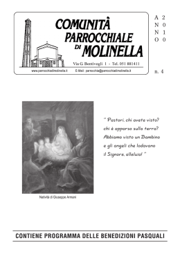 Scaricalo subito - Parrocchia di Molinella