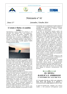 Notiziario n° 61 - Pensionati a2a Bergamo