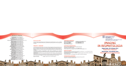 Imaging in Reumatologia - Arcispedale Santa Maria Nuova