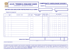 A.S.D. TENNIS & SQUASH VADO - Tennis & Squash Vado Ligure