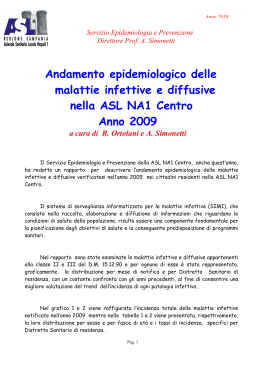 ASL Napoli 1 - Servizio Epidemiologia e Prevenzione