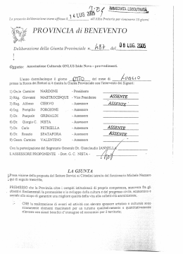 J. O er L i D - Provincia di Benevento