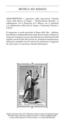 MUSICA AD ASIAGO