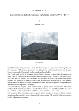 nota storica - CAI - Sezione "Monte Nero"