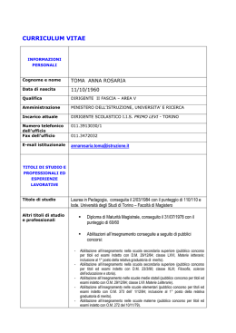 curriculum vitae
