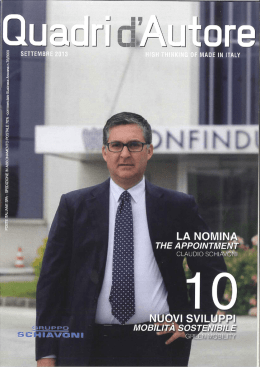 Page 1 Page 2 L`OSPlTE l LA VOCE DI ANIE CONFINDUSTRIA In