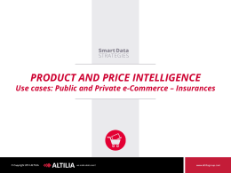 PRODUCT AND PRICE INTELLIGENCE