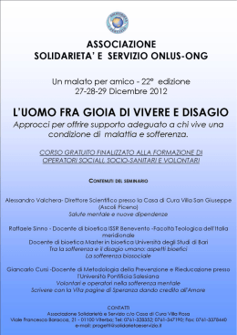 associazione solidarieta` e servizio onlus-ong