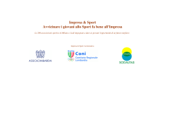 Societa` Sportive Impresa e Sport