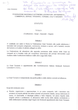 File - Cisal Terziario