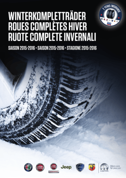 winterkomplettr&auml;der roues compl&egrave;tes hiver ruote