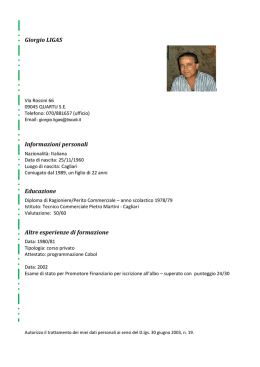 curriculum-presentazione