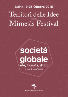 Programma - Mimesis Festival