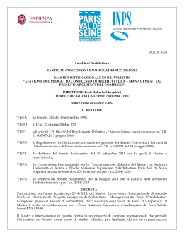 master gpca - Ecole Nationale Sup&eacute;rieure d`Architecture Paris