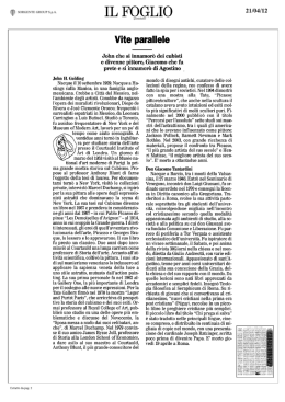 IL FOGLIO - Il Ghirlandaio