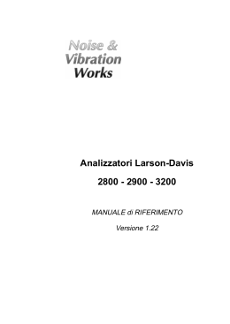 Analizzatori Larson-Davis 2800 - 2900
