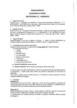 vai al regolamento - Cooperare e proteggere