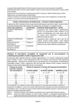 Italiano Le apparecchiature elettromedicali richiedono speciali