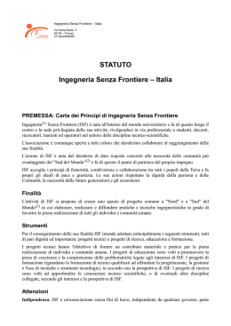 statuto isf italia