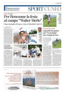 [cuneo - 65] lastampa/cuneo/19 14/07/09