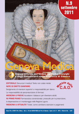Settembre - Ordine dei medici-chirurghi ed odontoiatri della