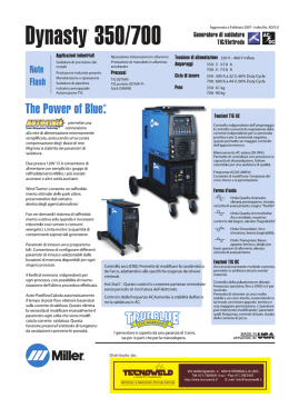 scheda tecnica in Pdf