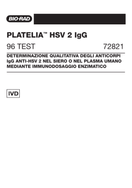 PLATELIA™ HSV 2 IgG 96 TEST 72821 - Bio-Rad