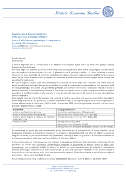 documento per ginecologi-2 - Istituto Giannina Gaslini