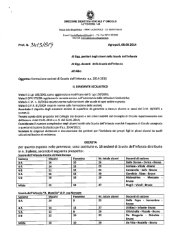DIREZIONE DIDATTICÀ STATALE 1` CIRCOLO AUTONOMIA 144