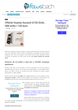 Offerte Huawei Ascend G730 DUAL