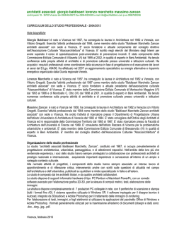 architetti associati giorgio baldisseri lorenzo marchetto massimo