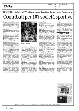 L`Adige 31.10 - Unione Italiana Tiro a Segno