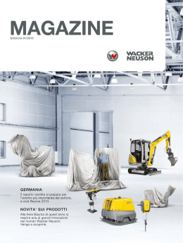MAGAZINE - Wacker Neuson