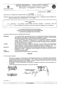 Regolamento incarichi dirigenziali area sanitaria