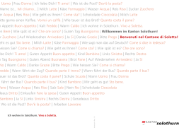 Ich liebe Dich! Ti amo! | Wo - Integration